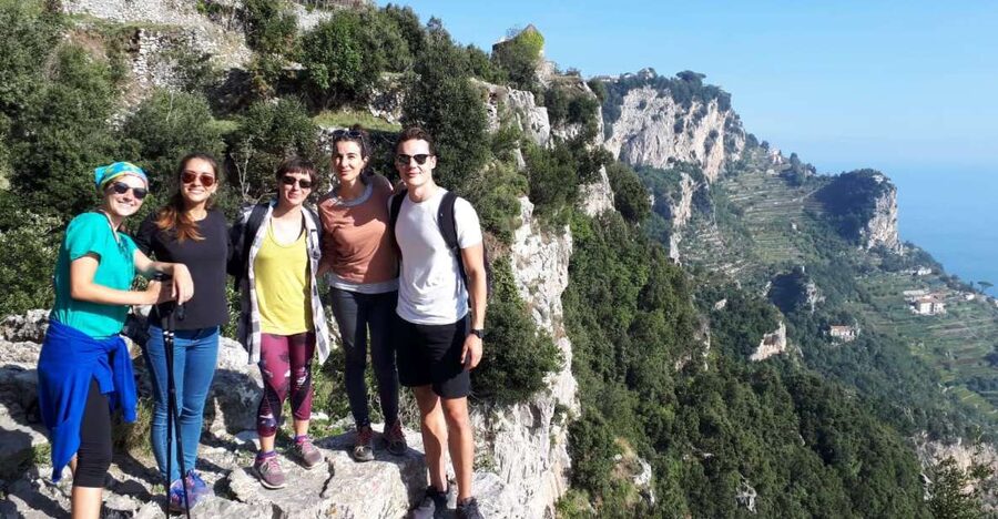 Agerola: Path of the Gods Guided Hiking Tour - The best part: clifftop views over Positano from the trail