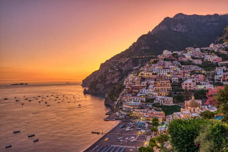 Amalfi: Amalfi Coast and Positano Sunset Cruise with Drinks - The route that shapes the whole experience: Amalfi to Positano