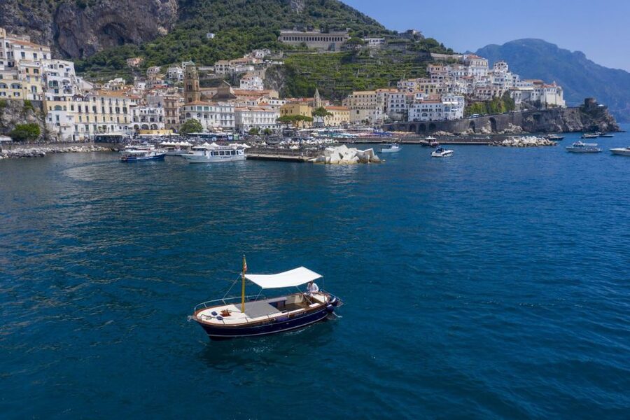 Amalfi: Boat Adventure Caves, Beaches, Snorkeling & Positano - Snorkeling and Swims: What You Get and How to Handle Sea Conditions