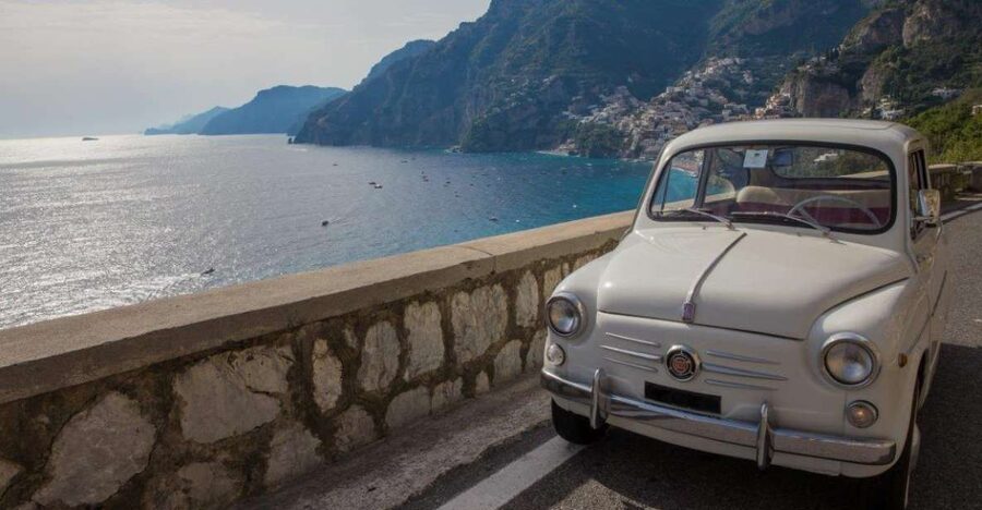 Amalfi Coast by Vintage Fiat 500 or 600 - Praiano and Fiordo di Furore: short stops, strong payoff