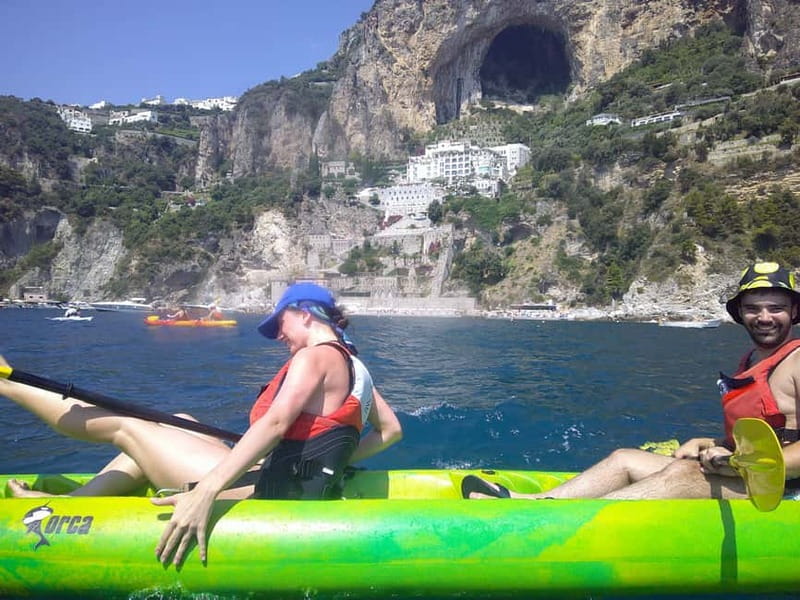 Amalfi Coast: Kayak & Snorkeling tour, sea caves and beach - The route to Minori: first views and a quick safety rhythm