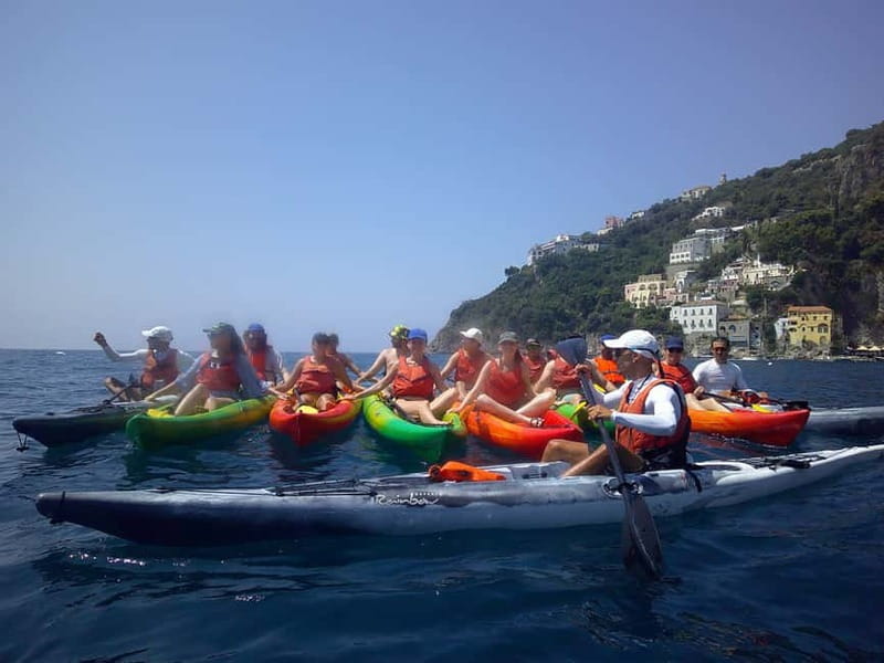 Amalfi Coast: Kayak & Snorkeling tour, sea caves and beach - Marmorata waterfall area, sea caves, and watchtowers you pass close up