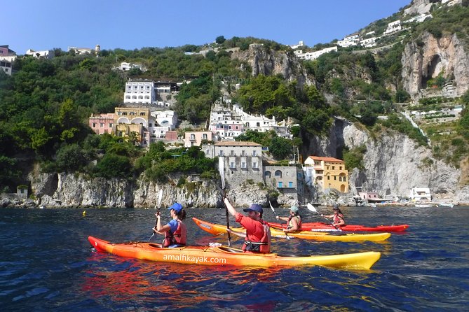 Amalfi Coast Kayak Tour: Explore Caves, Arches & Hidden Beaches - Meet at Amalfi and Get Your Kayak Basics Down Fast