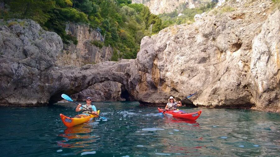 Amalfi Coast: Kayak Tour with Snorkeling and Grottoes Visit - The Runghetiello Grotto stop: the underwater-themed payoff