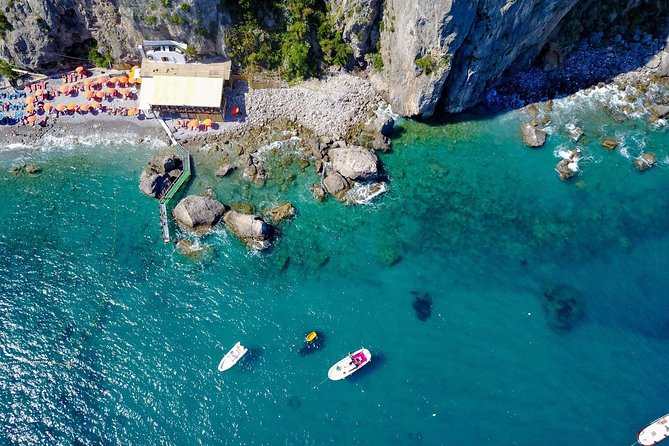 Amalfi Coast Private Boat Tour from Positano, Praiano or Amalfi - Emerald Grotto timing, the extra fee, and what it’s like inside