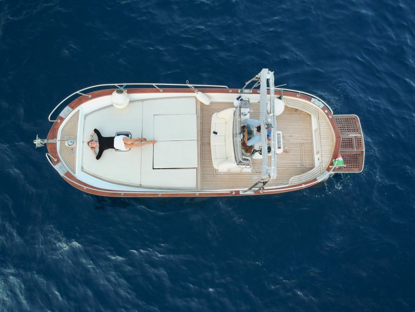 Amalfi Coast: Private Boat Trip with Prosecco and Snorkeling - Emerald Grotto quick visit, worth it only if you care about going inside