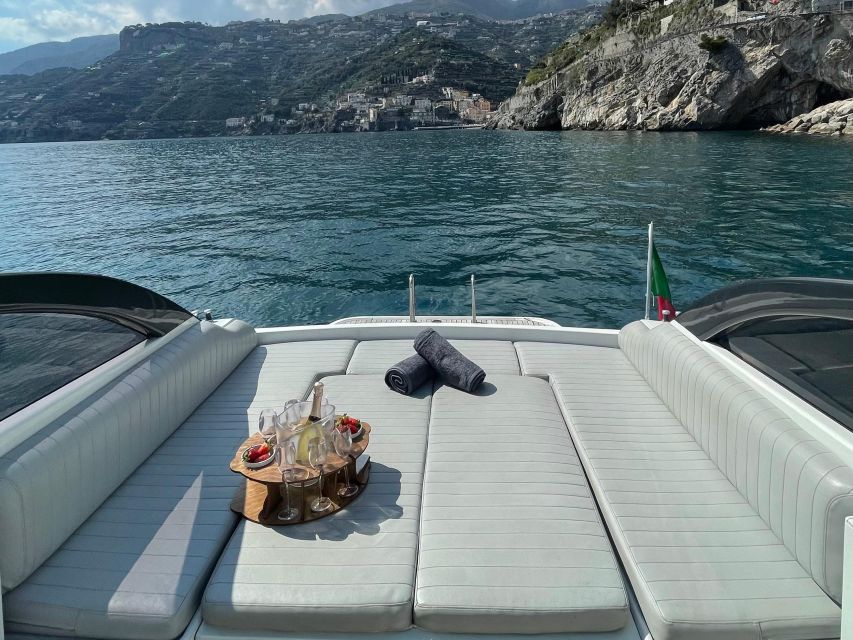 Amalfi Coast: Scenic Boat Private Tour with Aperitif - Swim and snorkel in Mediterranean water and grotto stops
