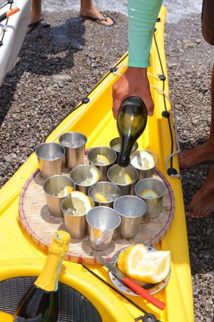 Amalfi: Kayak/Snorkel Tour to Pandora Cave with Lemon Spritz - Key things to know before you go