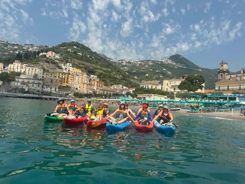 Amalfi: Kayak/Snorkel Tour to Pandora Cave with Lemon Spritz - Price and time: why $58.93 can feel like good Amalfi value
