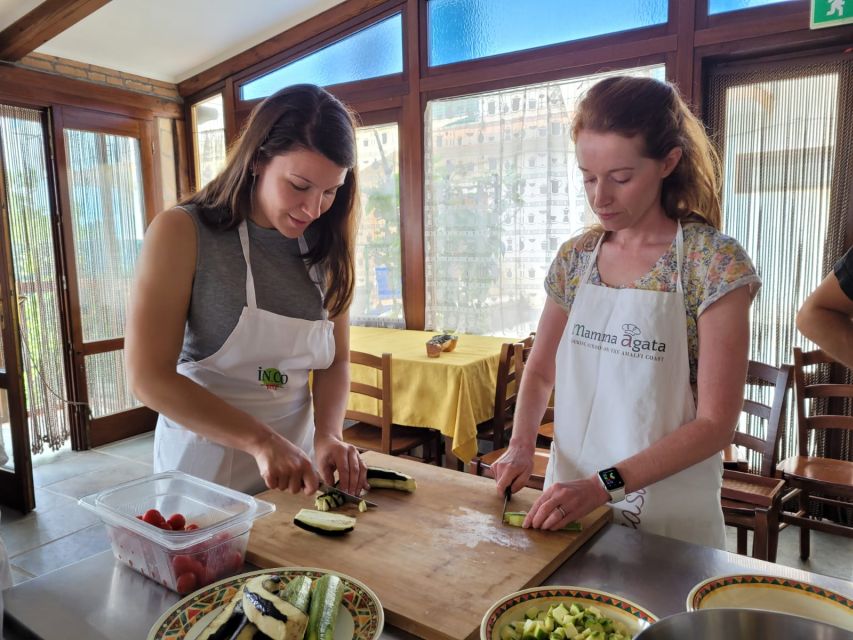 Amalfi: Make tagliatelle, mozzarella and tiramisù - The class order that actually helps: tiramisù first