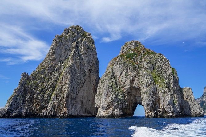 Amalfi to Capri Private Boat Tour - Drinks, towels, and snacks that make the boat feel like a treat