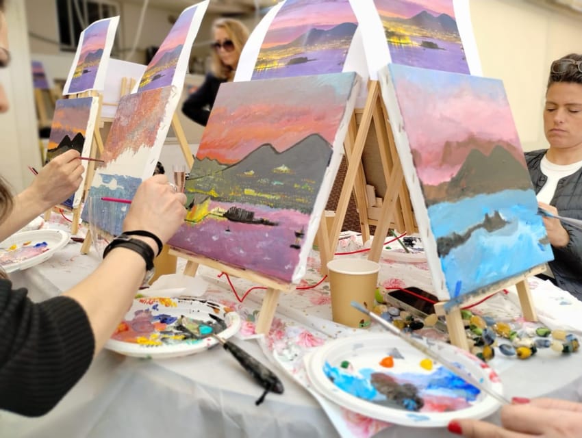Art Workshop in Naples city centre with Aperitif - Painting Your Naples Masterpiece: What the 2.5 Hours Actually Includes