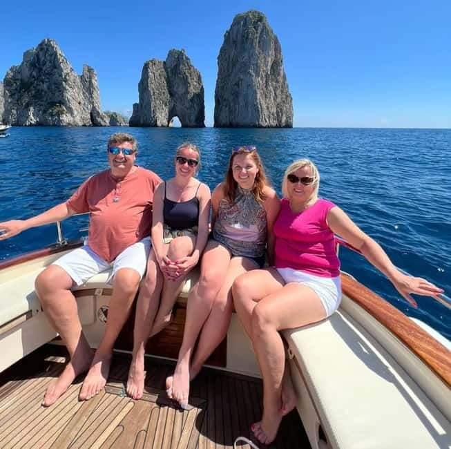 Capri: 2-Hours Boat Tour with Swimming, Limoncello and Snack - What you really get onboard: comfort, safety, and swim-ready extras