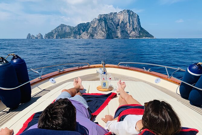 Capri Boat Tour | Full Day - Onboard Comfort: Snacks, Drinks, Towels, and a Very Nice Bathroom