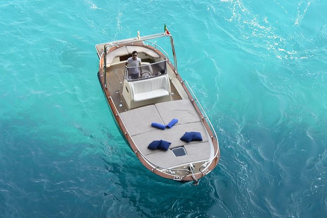 Capri excursion in a private boat - West coast sailing to Punta Carena Lighthouse
