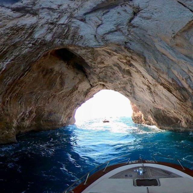 Capri: Private Island Boat Tour with Snorkeling and Swimming - Green, White, and Red grottos: why the colors are the main event