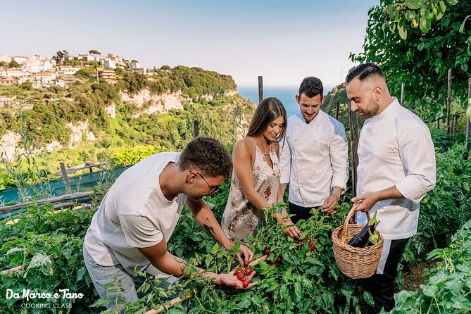 Cooking class Amalfi Coast by Marco and Tano - The Terrace Meal: Wine, Limoncello, and What You Built Together