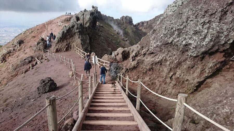 Day Trip to Pompeii & Vesuvius from Naples - Views from the top, and what to look for when you’re tired