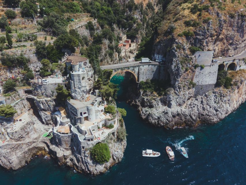 From Amalfi: 7H Amalfi Coast - Group Tour by boat - Swim stops that make the coast feel personal