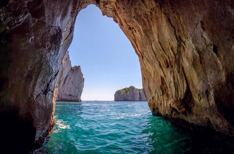 From Amalfi: Capri Island Boat Tour with Snorkeling & Drinks - Runghetiello Grotto and the best kind of water break
