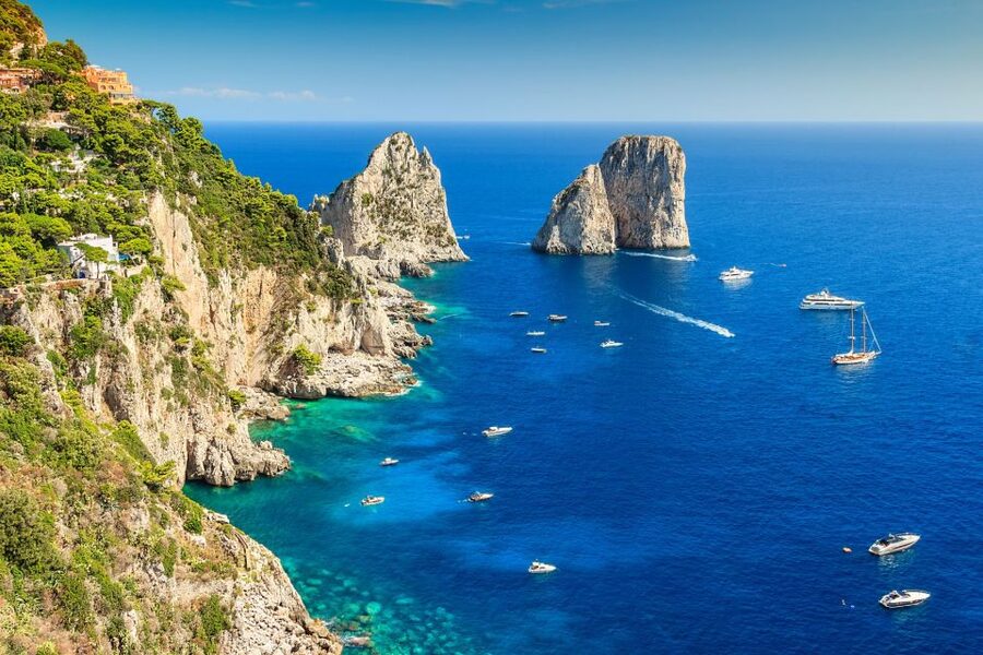 From Amalfi Coast: Capri and Anacapri Full-Day Guided Trip - Getting to Capri by Fast Ferry from Amalfi or Maiori