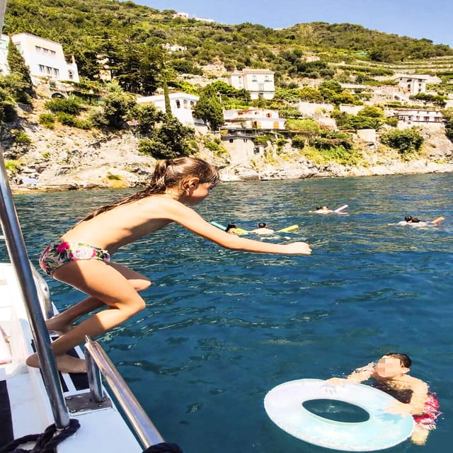 From Amalfi: Coast & Furore Fjord Boat Tour with Swim Break - From Cassone Pier to Furore Fjord, Here’s the Route