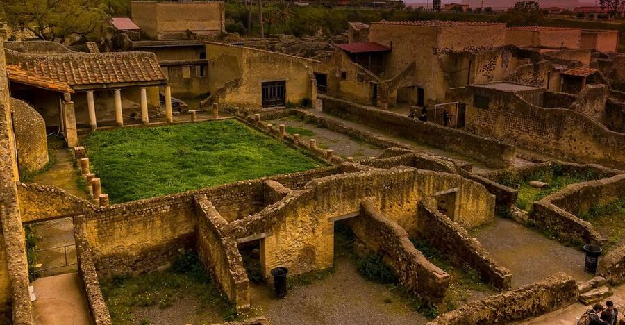 From Amalfi Coast: Pompeii Herculaneum skip-the-line - Two Vesuvius Burials in One Day, and Why the Split Matters