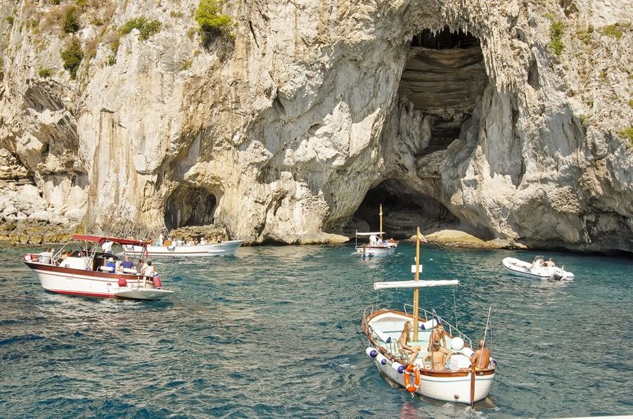 From Amalfi: Day Trip to Capri Private Boat Tour with Drinks - Nerano by sea: Blue Flag beach views and a real lunch stop