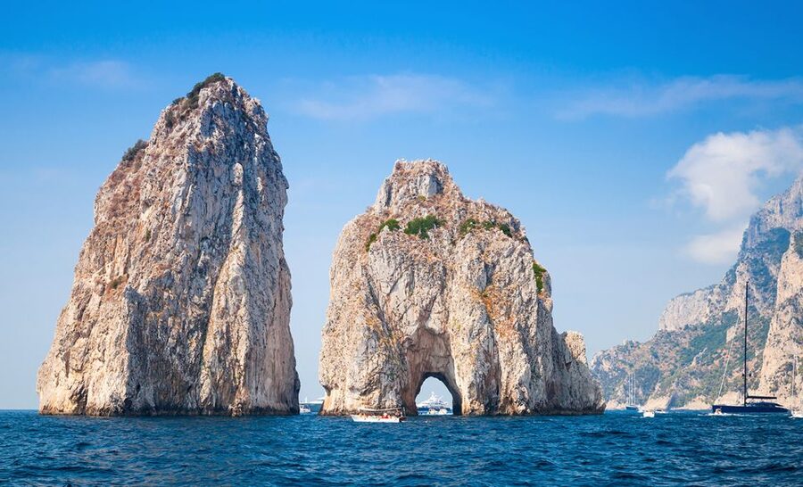From Amalfi: Day Trip to Capri Private Boat Tour with Drinks - Punta Campanella: where the coast boundaries matter