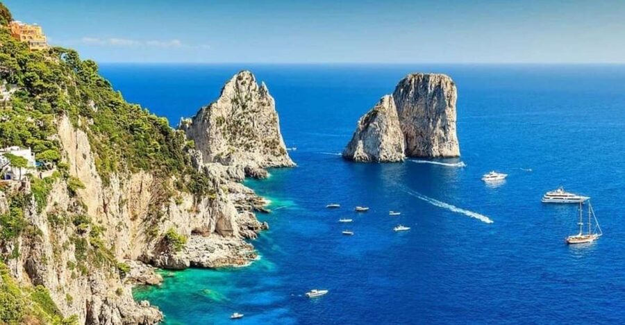 From Amalfi: Li Galli and Capri Islands Boat Tour - Li Galli: protected waters and a final swim moment