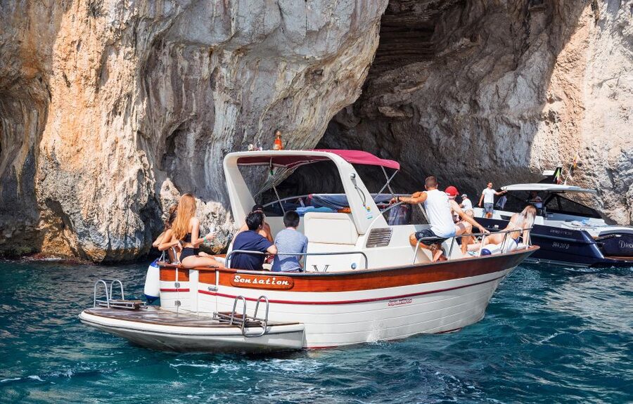 From Amalfi: Small Group Boat Excursion to Capri Island - Meeting at Piazza Flavio Gioia and the van ride to Sorrento-area docks