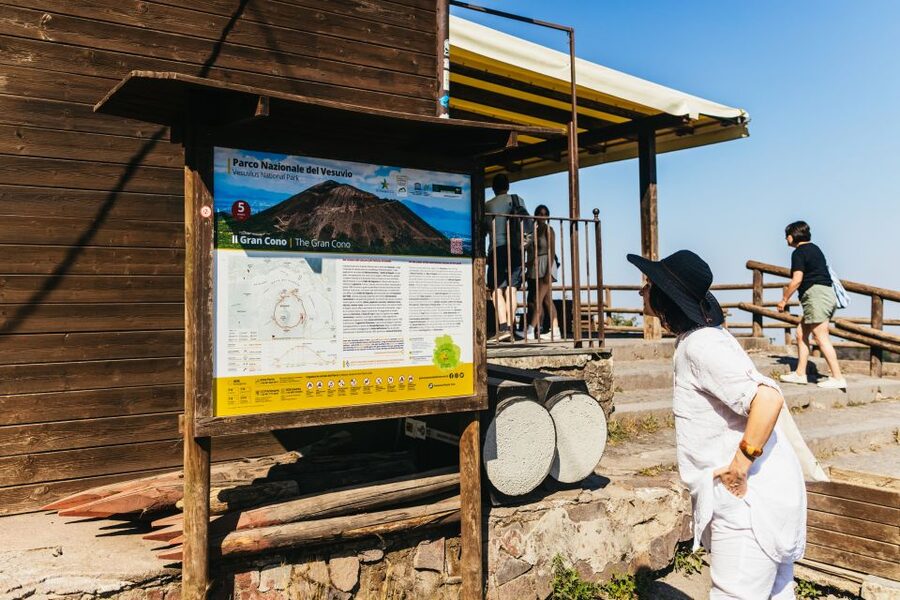 From Naples: All-Inclusive Mount Vesuvius Half-Day Tour - From the parking lot to the crater rim near 1,200 meters