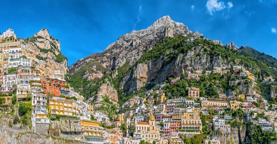 From Naples: Amalfi Coast tour by bus - Meeting Point in Naples: Via Galileo Ferraris and the Around Vesuvio Bus