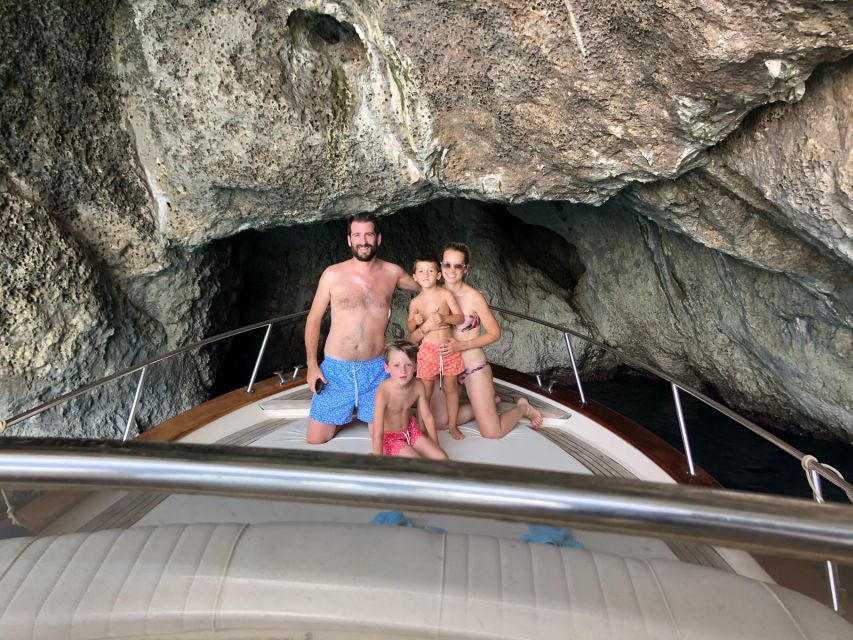 From Naples: Boat Tour to Capri Island with Aperitiv - Capri from the water: Faraglioni views, sea caves, and the real swim moment