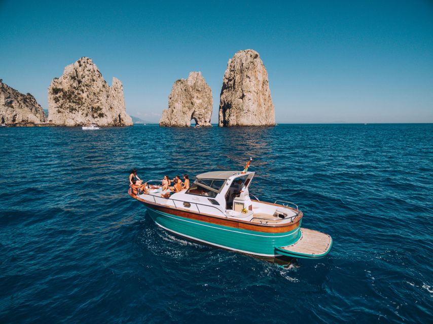 From Naples: Capri Boat Day Trip with Drinks - Naples to Piano di Sorrento, with a clear start time