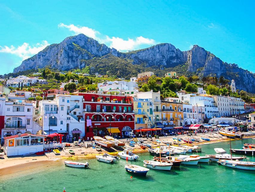 From Naples: Capri Guided Tour with Ferry Tickets & Minibus - Capri streets and shopping lanes: Via Camerelle and getting your bearings
