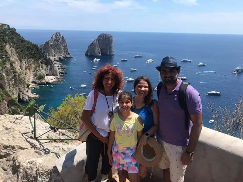 From Naples: Explore Capri with Chairlift Experience - Optional boat tour and sea caves: Faraglioni plus grottos, with extra costs