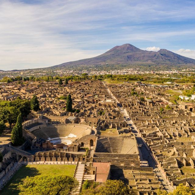 From Naples: Guided Pompei & Mount Vesuvius with Pizza Lunch - Pompeii From Naples, With a Guide Who Explains the City