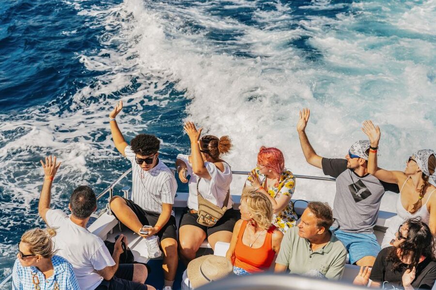 From Naples: Gulf of Naples & Capri Sightseeing Boat Tour - Morning pickup and the coach ride to the water