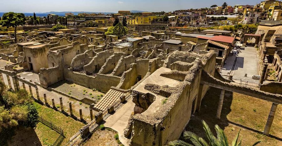 From Naples: Herculaneum and Pompeii Day Trip with Tickets - A smooth Naples start, with the bus handling the hard part