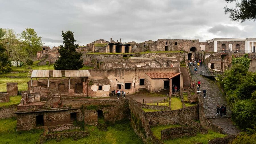 From Naples: Pompeii and Vesuvius Day Tour - Mount Vesuvius Walk: Crater Scale, Cono Track Time, and Footwear