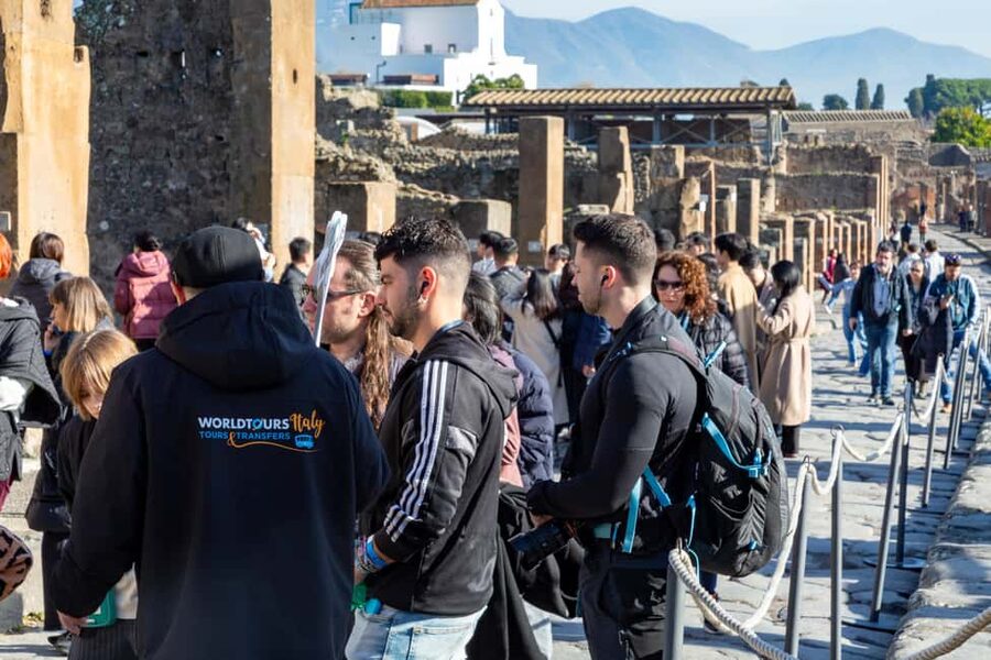 From Naples: Pompeii Skip-the-Line Entry Ticket and Tour - Skip-the-line entry, then a guide-led route that keeps you on track