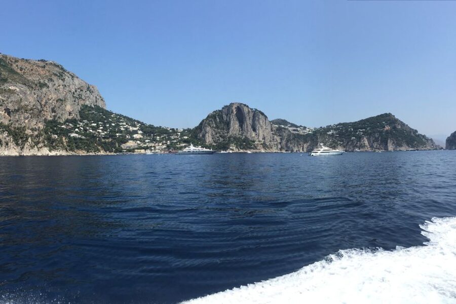 From Naples: Private Capri Boat Excursion - The Blue Grotto: the famous blue light, minus the crowd shuffle