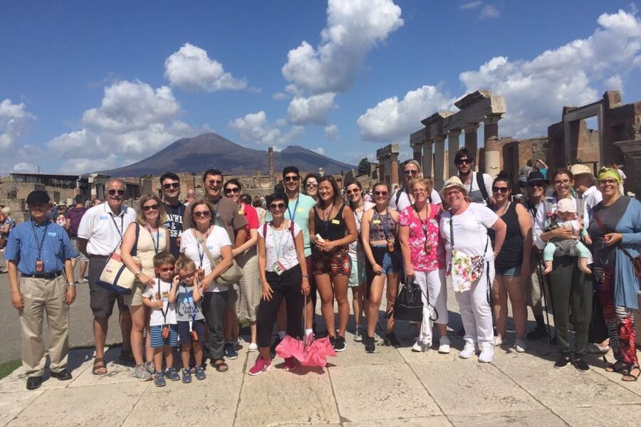 From Naples: Ruins of Pompeii - Small-group pacing and how guides keep you together