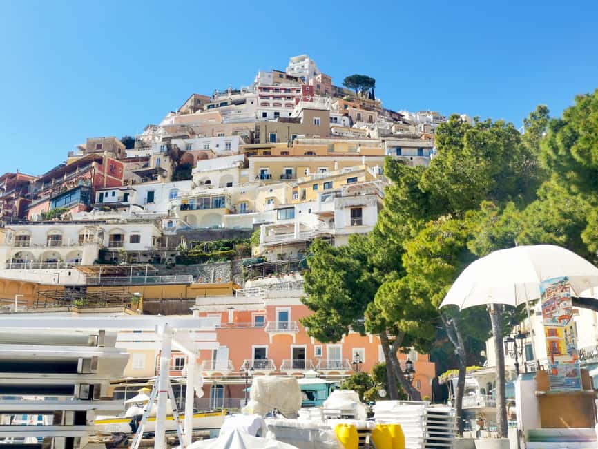 From Naples/Salerno: Group Tour to Positano, Amalfi, Ravello - The Naples pickup and the scenic approach via Meta