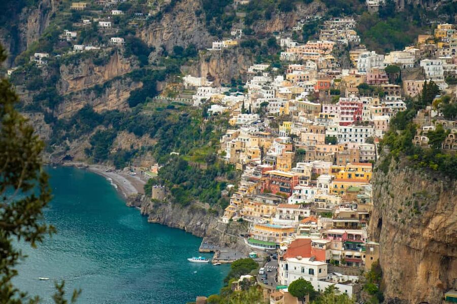 From Naples/Salerno: Group Tour to Positano, Amalfi, Ravello - Positano stop: 1 hour of cliffside views, boutiques, and photo time