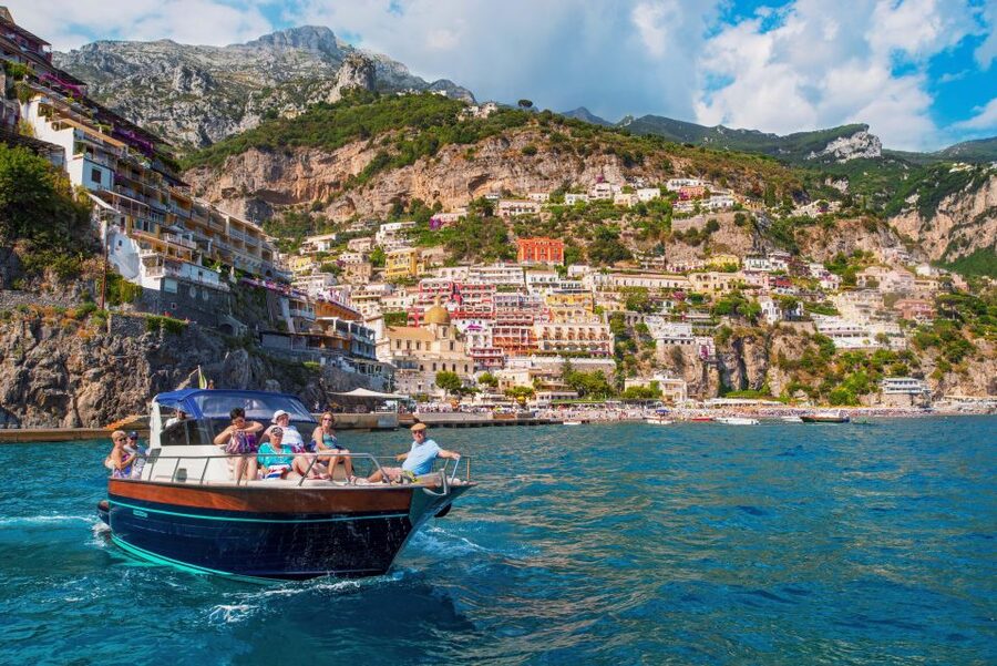 From Naples: Small-Group Amalfi Coast Boat Tour - The boat cruise section: Li Galli, Nerano, Praiano, and Fiordo di Furore