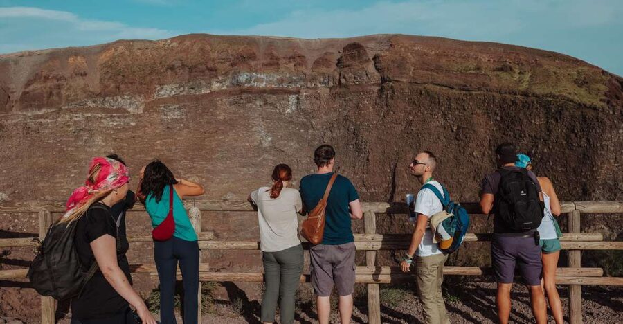 From Pompeii: Mount Vesuvius Guided Tour with Transfer - From Pompeii Porta Marina Superiore to the Vesuvius base