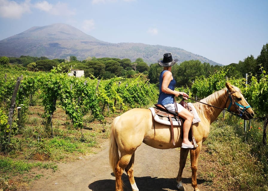 From Pompeii: Mount Vesuvius Horseback Riding Tour - Staff support and small-group energy: easier riding for your nervous system