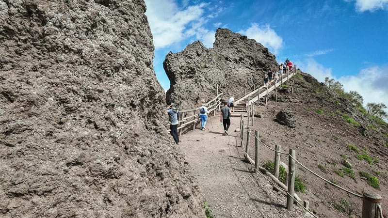 From Pompeii: Mount Vesuvius with bus, ticket and audioguide - Hotel Vittoria Pickup and the inStazione Meeting Point